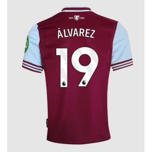 West Ham United Edson Alvarez #19 Domaci Dres 2024-25 Kratak Rukav